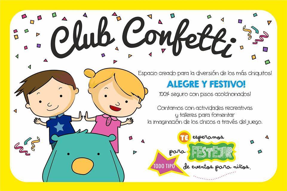 Descuento para Matriculados- Casita de Fiestas Club Confetti | Colegio